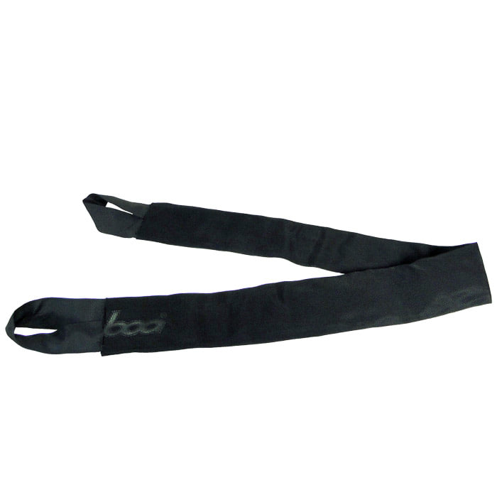 boa Dyneema loop S, long black fabric loop with two end loops and embroidered lettering "boa"