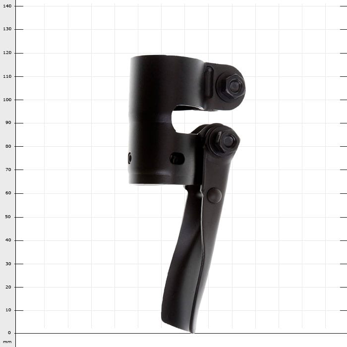 ArboRapid T2/T3/TK3/T4 Lock S, black metal part with lever and screws