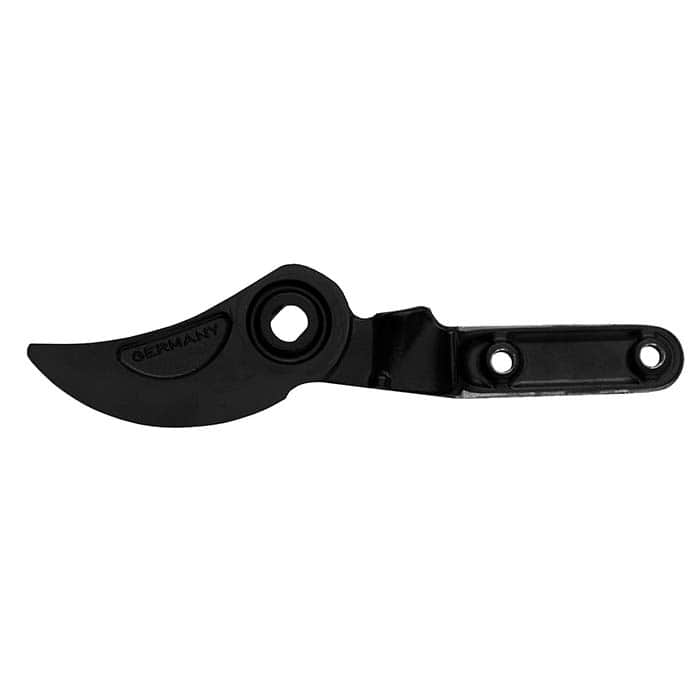 Berger 4210 blade, black curved blade with two holes on the handle and one hole in the middle, on the blade is written "GERMANY"