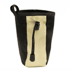 SRT Bag by FTC Tree in black with beige stripe on the back, with drawstring and loop at the top