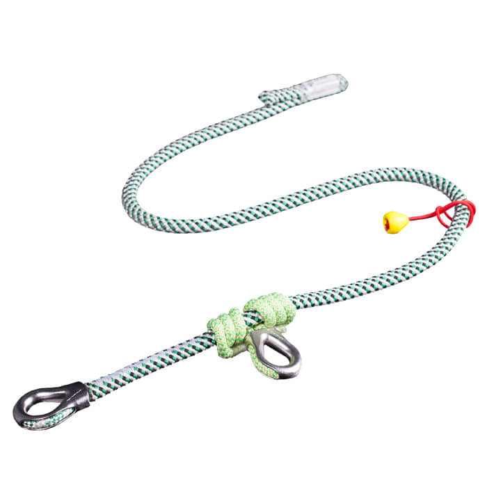 Rope with metal eyelets and knots, product name fimblCLIMB