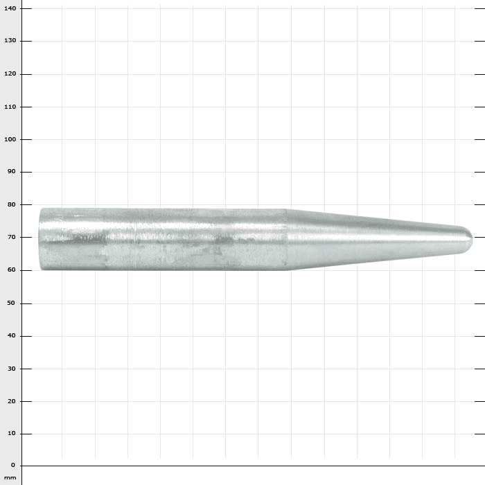 Splice Awl 18, silver-colored metal tip with smooth, cylindrical body and tapered end, without visible manufacturer