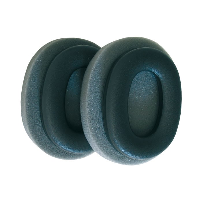 H520 hygiene kit, two black oval ear pads with soft foam cover