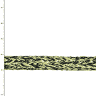 XS 9.1 Rope with yellow-black braiding, close-up of the material and structure
