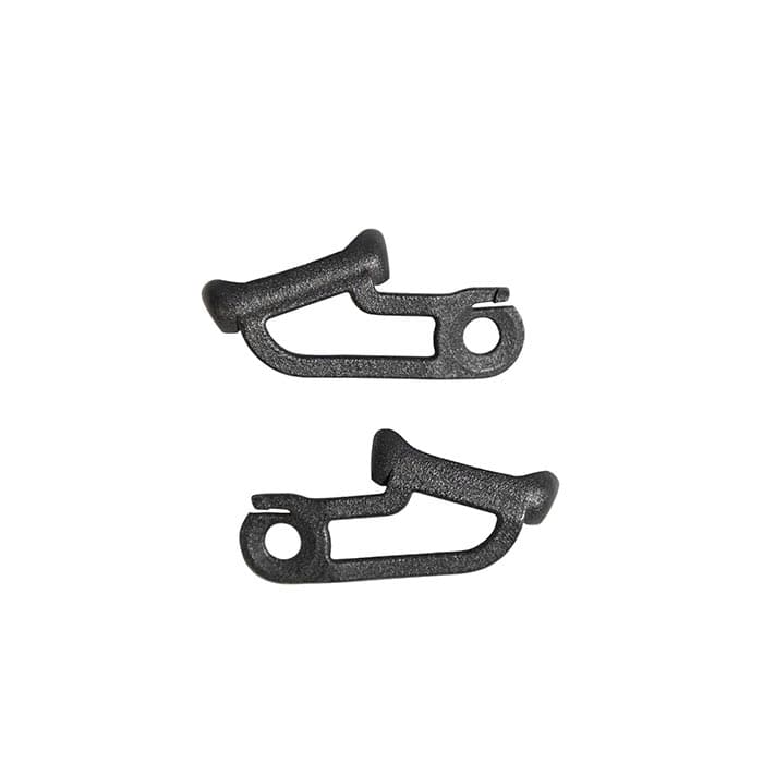 PROTOS® Headset Glasses Clip, two black plastic clips