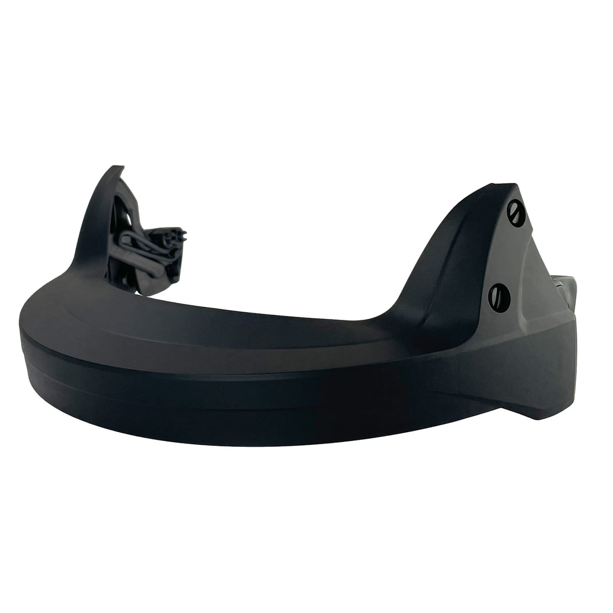 G3000 black protective visor with two screws on the side and bracket for attachment