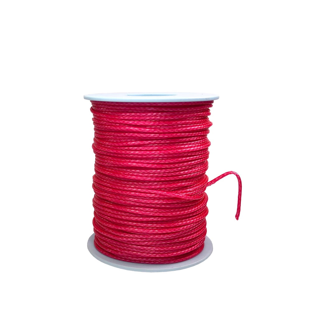 D-Pro red rope on white spool