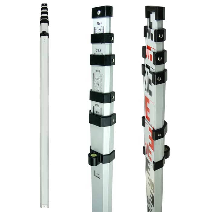 Telescopic Levelling staff