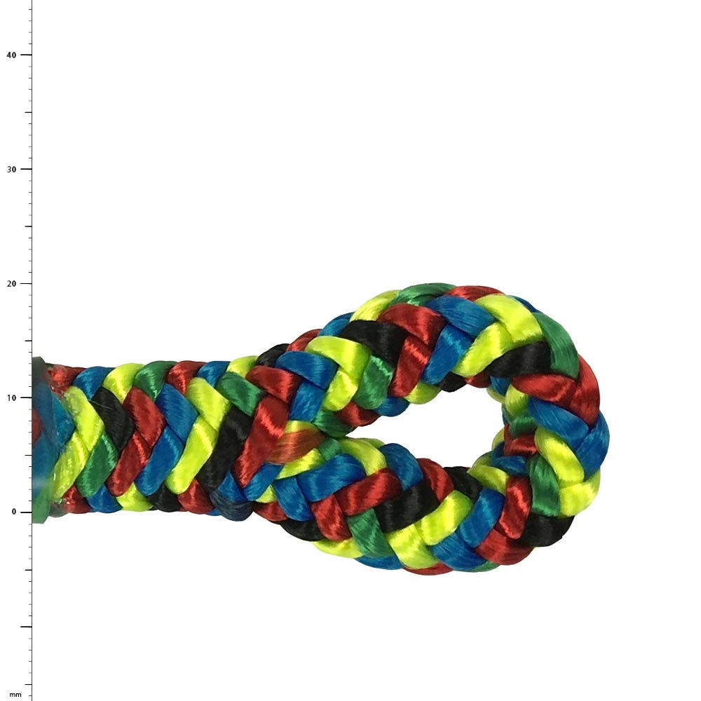 XP-e Seychelles Splice Colorful Braided Rope with a Loop at the End