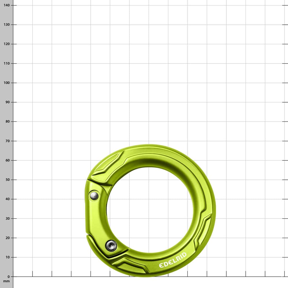 Edelrid Cupid Carabiner in Green Single