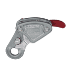 Wizard Pro climbing frame by CAMP with grey metal housing, red lever and technical specifications on the side