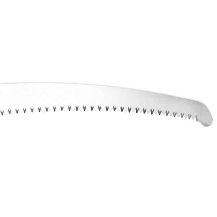 Zübat 390-7.5 Saw Blade, Curved Saw Blade with Sharp Teeth on White Background