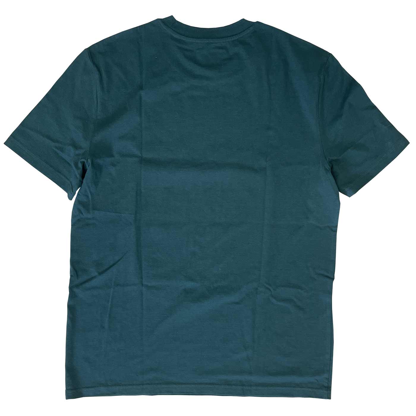 Back of the Arb Addiction T-shirt in dark green without print