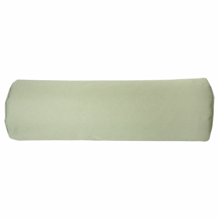 Beach Rolly neck brace in light green, elongated and cylindrical shape