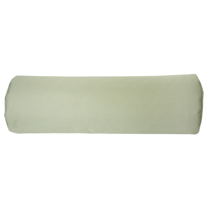 Beach Rolly neck brace in light green, elongated and cylindrical shape