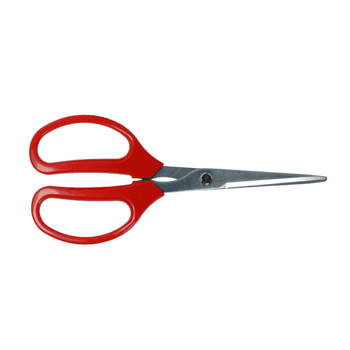 All-purpose scissors 340HT with red handles and silver blade