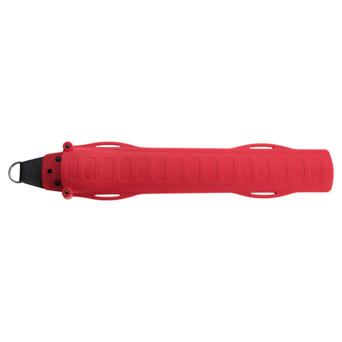 Ibuki/Sugoi Holster in Red with Black End and Metal Ring, Elongated and Padded