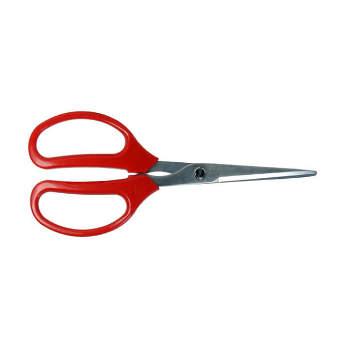 All-purpose scissors 340HT with red handles and silver blade