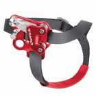 Turbofoot EVO R by CAMP, red and grey strap system with metal mechanism for attachment
