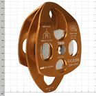 Extra Double KONG Italy Pulley in Orange with Two Pulleys and Multiple Lettering on the Front