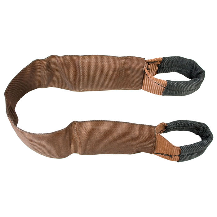 tree save 8 t loop strap brown with black end loops