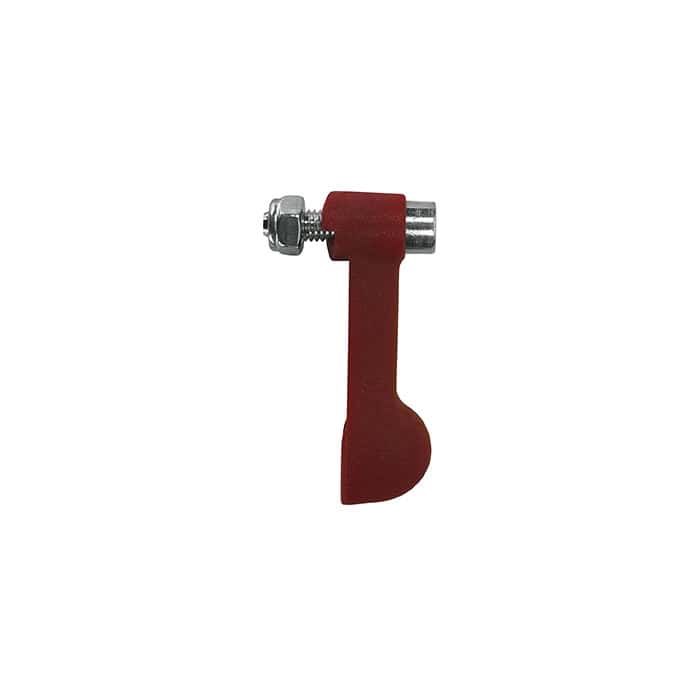 Helium Locking Lever Set, Red Lever with Metal Thread and Nut