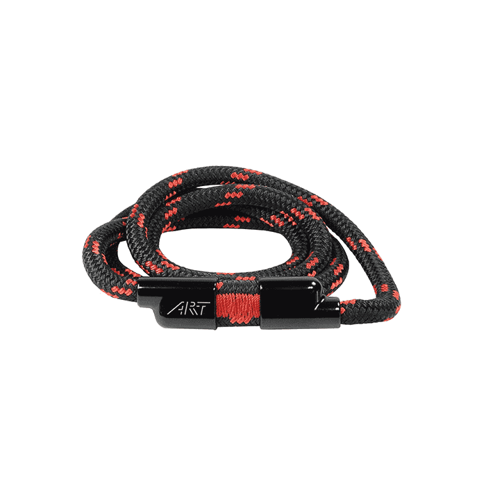 ART rope sling by ART, black with red spots and black closure