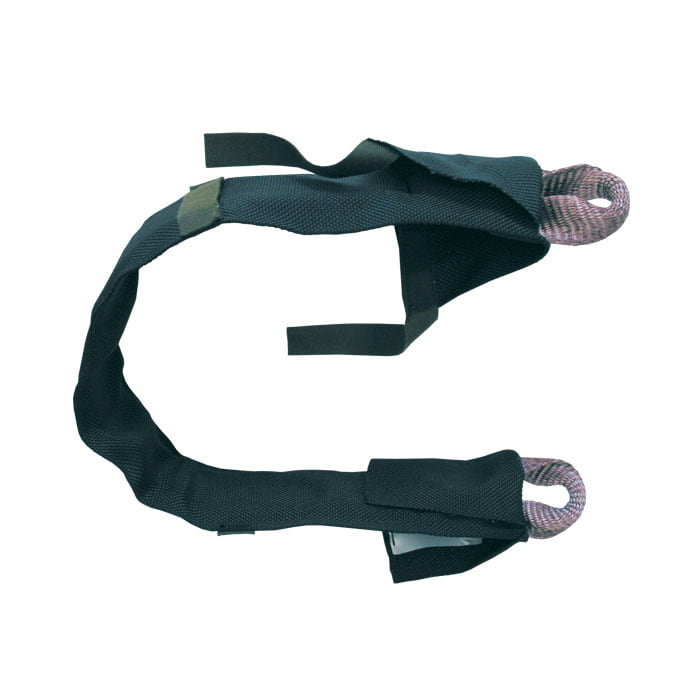 Kreuzeder 6/12 t loop strap, black loop strap with two pink-grey loop ends
