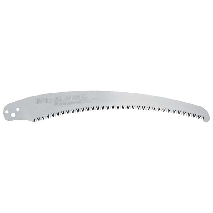 Ibuki 390-5.5 Saw Blade, Silver Curved Saw Blade with Fine Teeth and Three Holes at One End