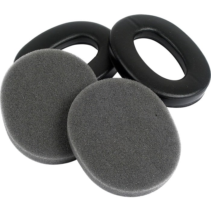 Hygiene set H540 with two black oval upholstery attachments and two grey foam padding