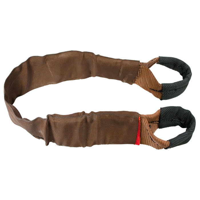tree save 8 t Loop Strap Special, brown loop strap with black end loops
