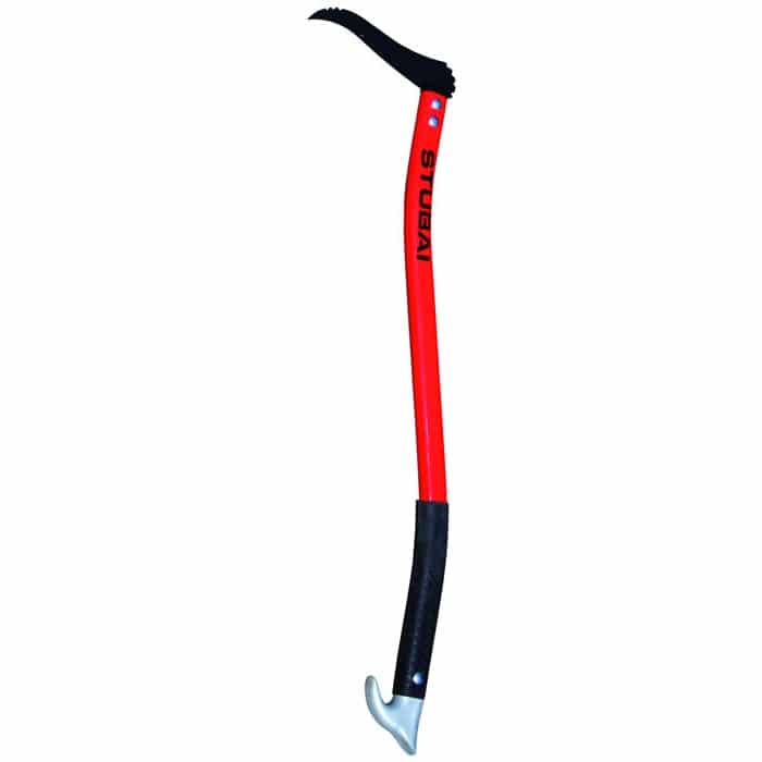 Stubai Alu 70 by Stubai, red tool with curved handle, black upper part and silver tip