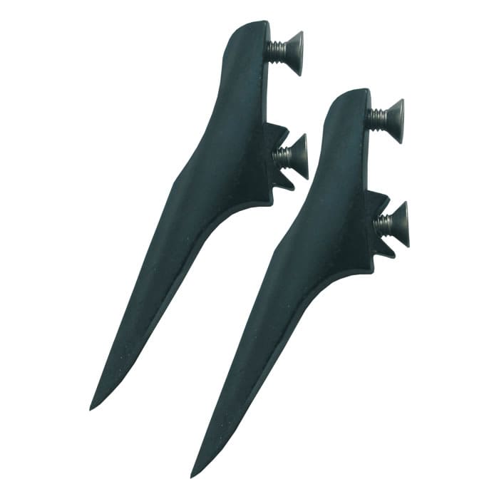 Two Black Buckspikes Screw L with Screws, Product Name Buckspikes Screw L