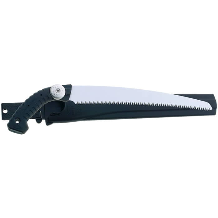 Natanoko 330-8 Hand Saw with Black, Ergonomic Handle and Silver Saw Blade in Black Plastic Case