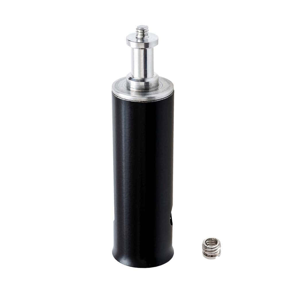 ArboRapid MediaAdapter Rigid, black and silver cylindrical adapter with small metal thread next to the adapter