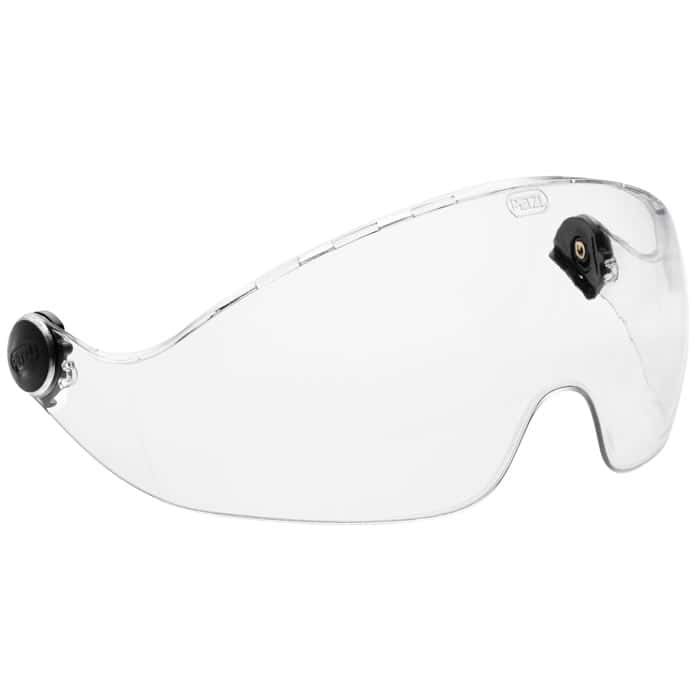 Vizir by Petzl, clear protective screen with black fastener