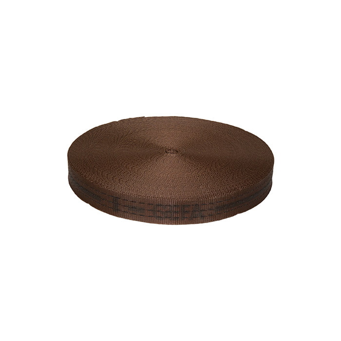 GEFA 4T Webbing Stretchable Brown Round Coiled Webbing