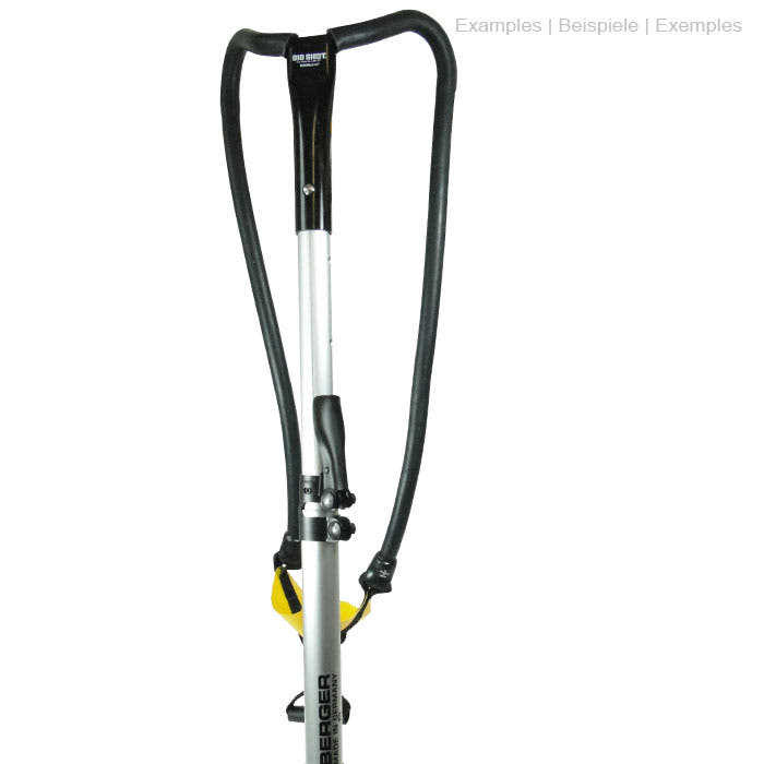 ArboRapid T2 320 by Berger, telescopic handle with black handle and two black loops for arm fixation, imprint "BERGER MADE IN GERMANY"