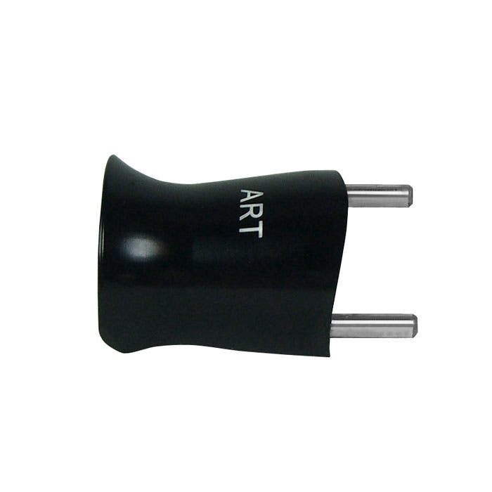 Positioner release handle black with two metal pins from the side, imprint ART, manufacturer not visible