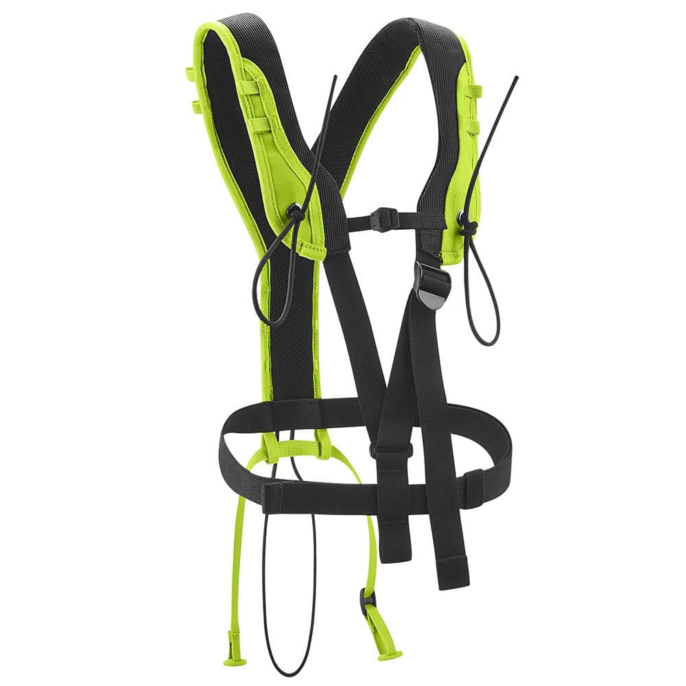 TreeRex Bungee Chest by Edelrid, green-black chest strap with elastic straps and adjustable straps