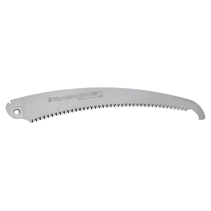 Longboy Saw Blade, Curved Silver Saw Blade with Teeth and Hole at One End