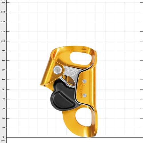 Croll S ascender in gold with black and silver metal part